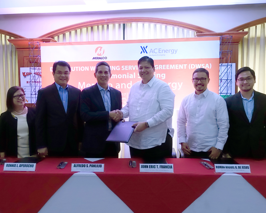 AC Energy Retail signs Distribution Wheeling Agreement with Meralco