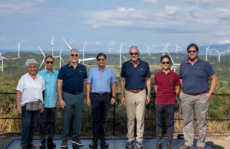 Pagudpud Wind Inauguration in Ilocos Norte with President Marcos Ayala Corp Chaiman Jaime Zobel de Ayala Fernando Zobel de Ayala Secretary Lotilla and ACEN President Eric Francia