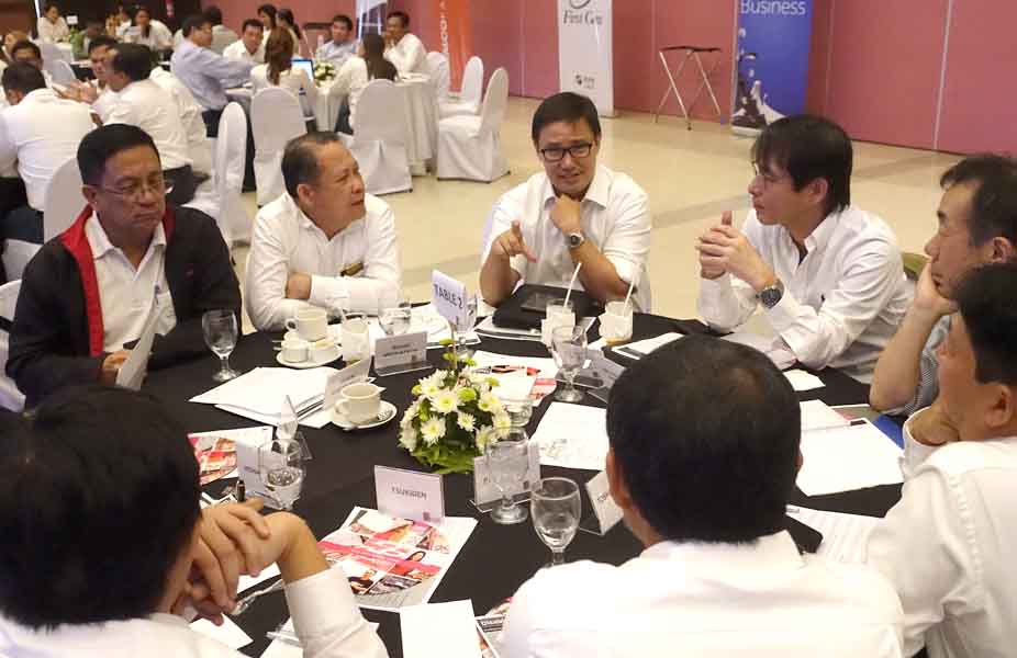 AC Energy Retail Head Miguel de Jesus in a roundtable discussion with SEIPI members