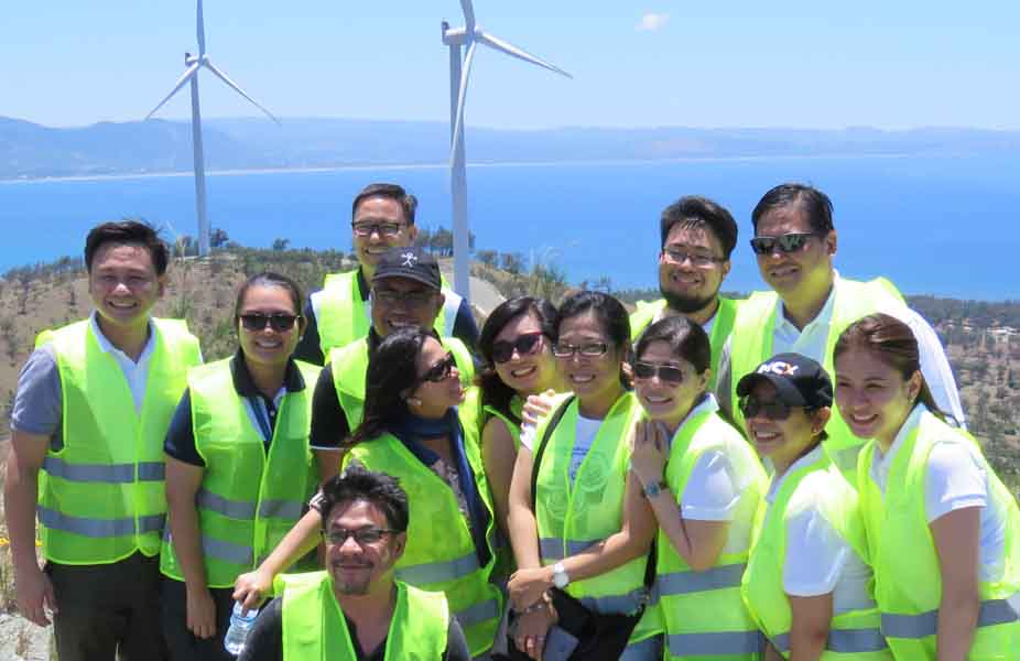 DOE, ERC, energy media take a tour of NLR windfarm in Pagudpud-3