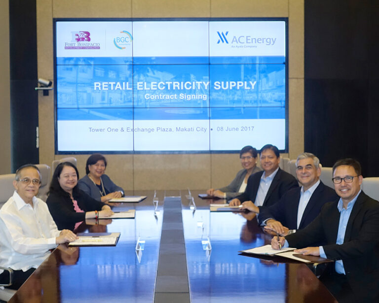 FBDC, AC Energy sign green energy agreement for 8 buildings in BGC