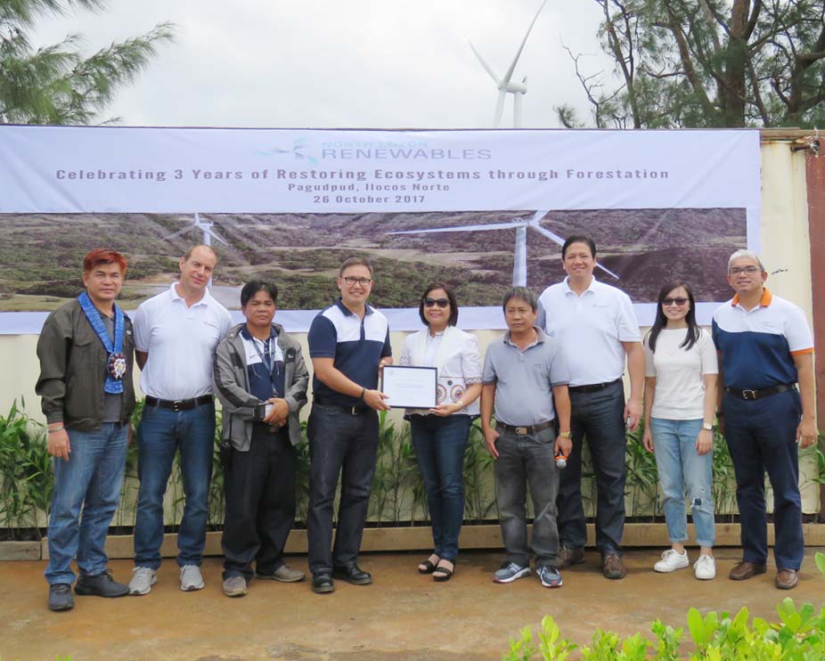 NLR receives a certificate of completion from DENR