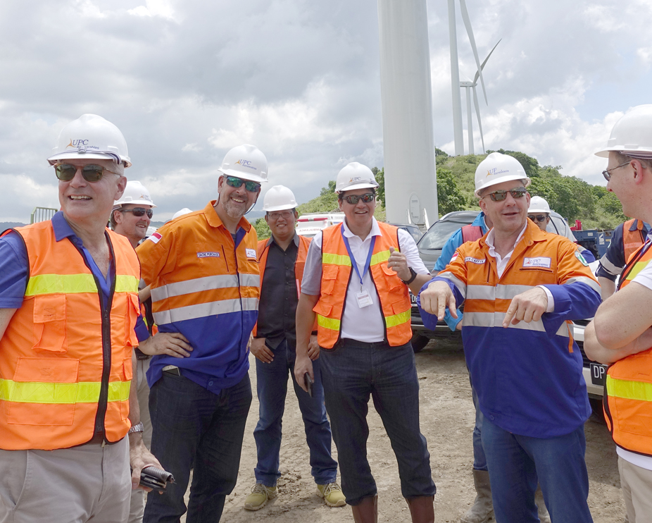 FZA and AC Energy team visit Sidrap wind farm