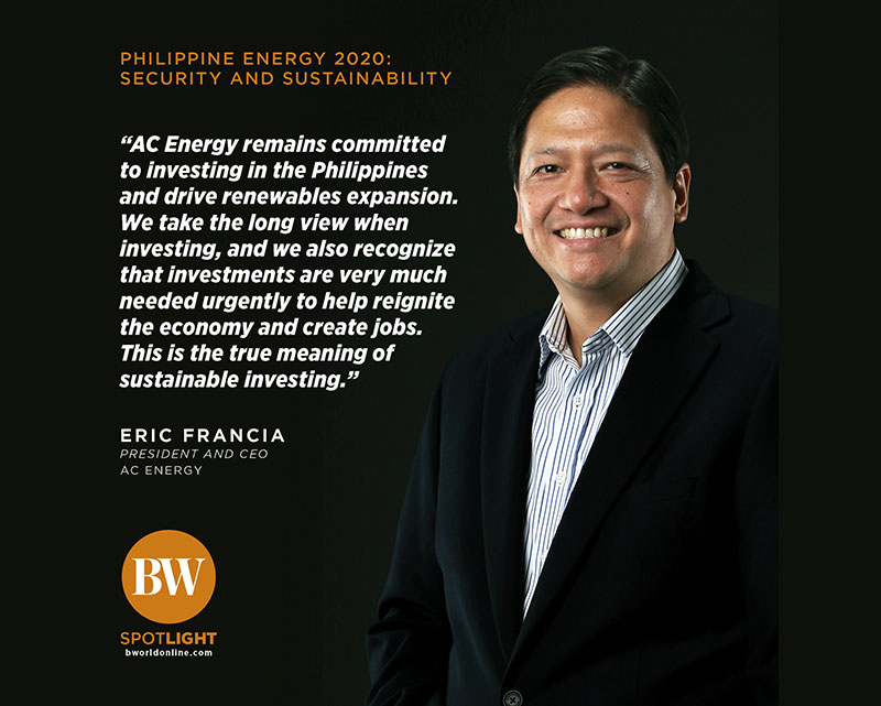 AC Energy Eric Francia on renewables in the philippines