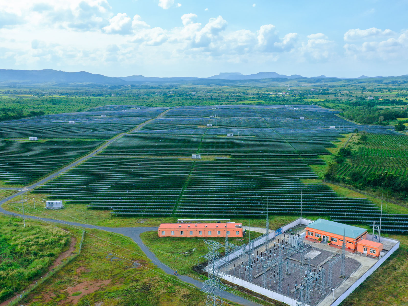 Photo of SUPER's solar farm in Vietnam