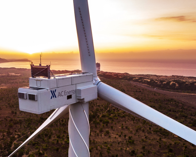 windmill sunset